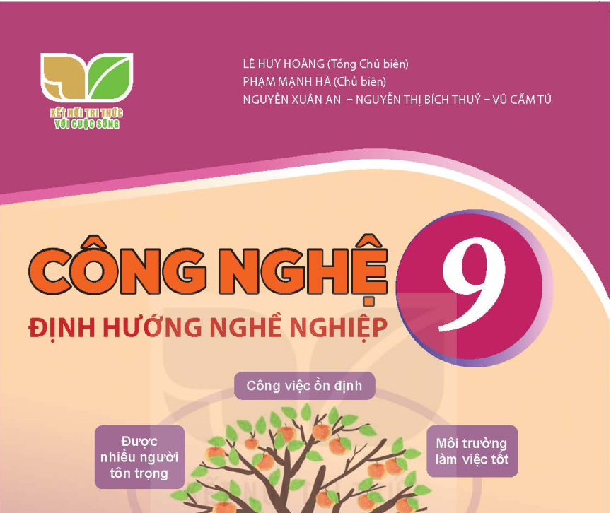 SÁCH GIÁO KHOA CÔNG NGHỆ 9 ĐỊNH HƯỚNG NGHỀ NGHIỆP KẾT NỐI TRI THỨC - Miễn phí